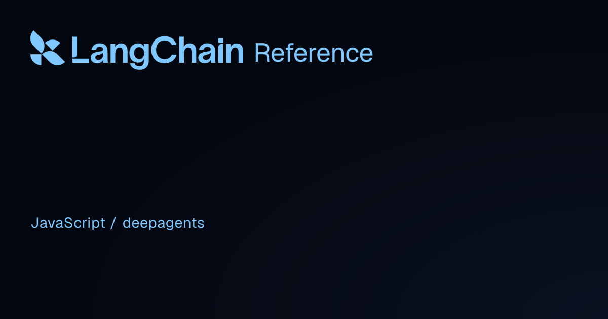 constructor | deepagents | LangChain Reference