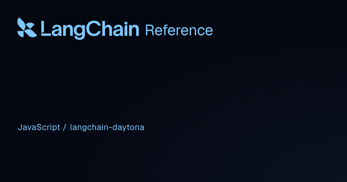 constructor | @langchain/daytona | LangChain Reference