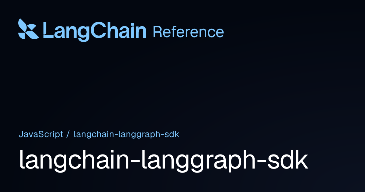 @langchain/langgraph-sdk | LangChain Reference