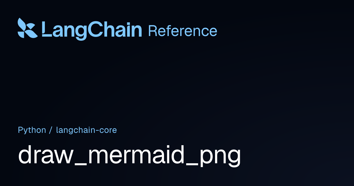 draw_mermaid_png | langchain_core | LangChain Reference