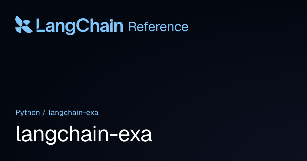 langchain_exa | LangChain Reference