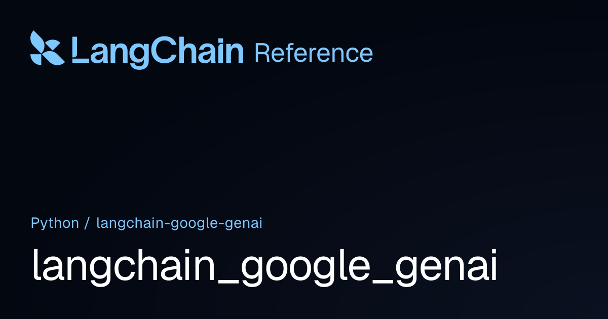 langchain_google_genai | LangChain Reference